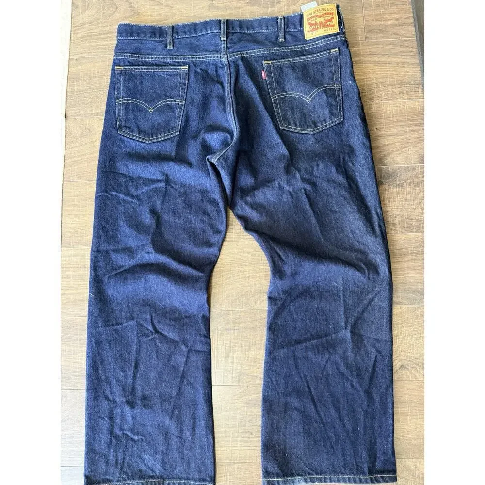 Levi's 517 Jeans Mens Size 44x30‎ Dark Blue Wash Denim Bootcut Western Cowboy